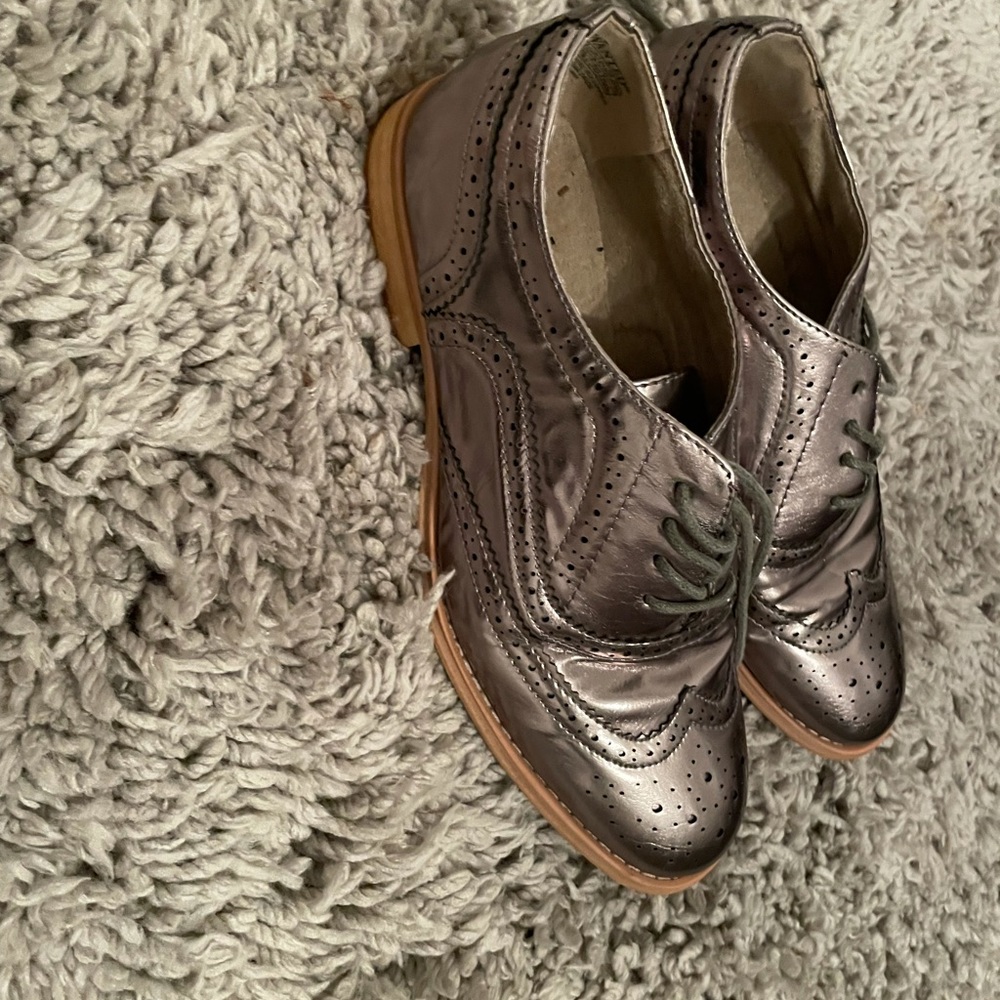 Beautiful gray shoes for work